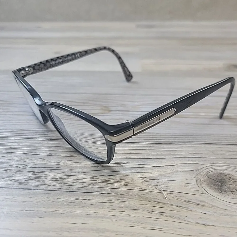 Coach HC6065 5261 Black Military Sig C Womens Eyeglasses 51-17 135 FRAMES ONLY‎